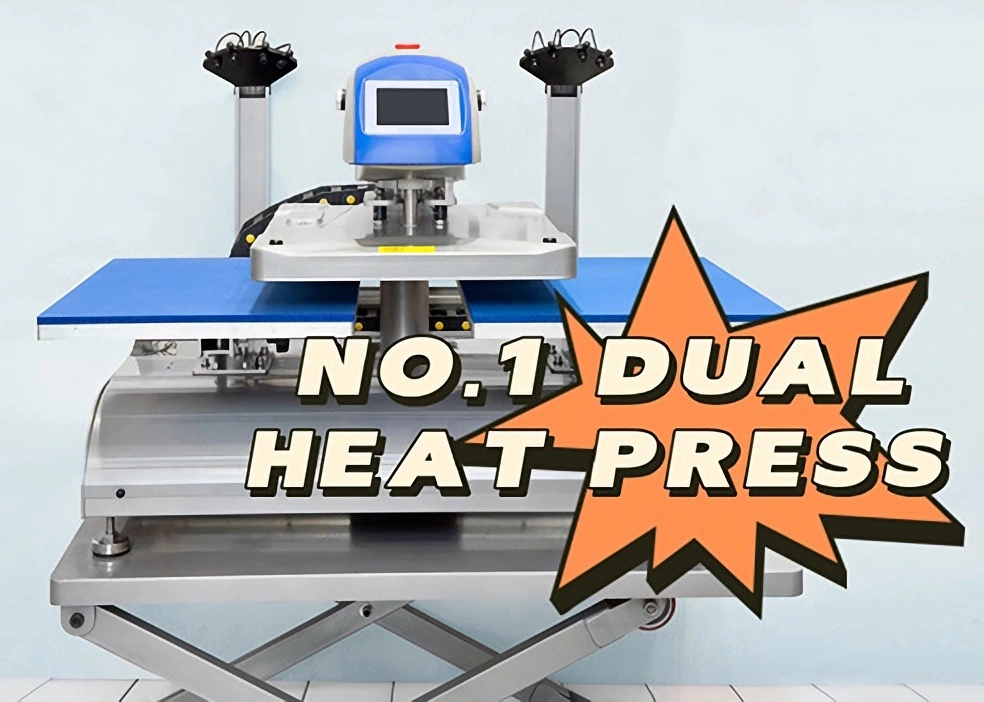 Junte-se à nossa transmissão ao vivo para um tutorial exclusivo na máquina de prensa de calor elétrica de estação dupla!
